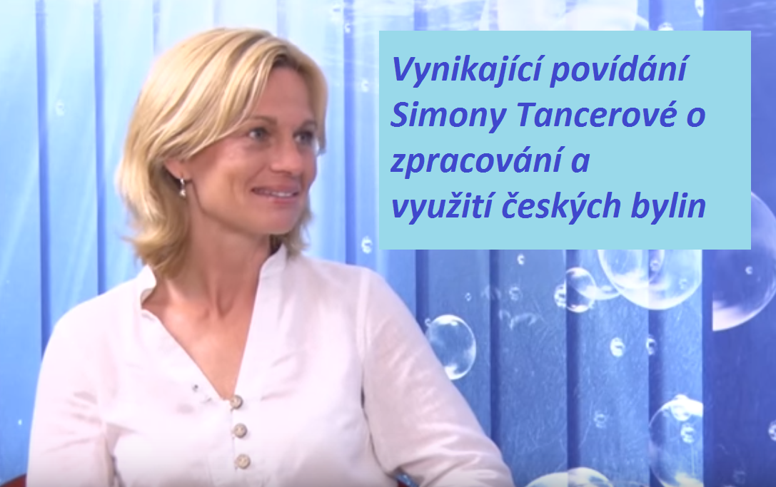 Simona Tancerová video - povídání o českých bylinách - zpracování účinky využití