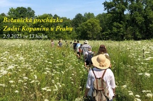 botanicka prochazka zadni kopanina praha 2 9 2023